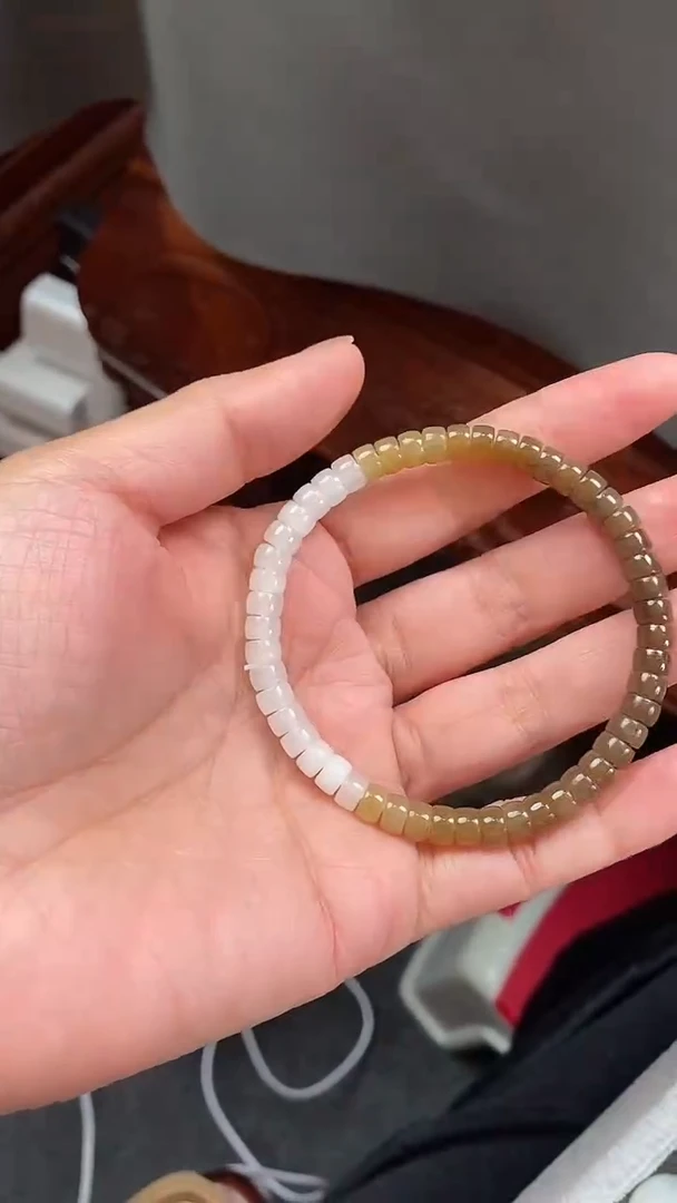 未镶嵌手串和田玉（糖玉）和田玉糖玉手串6mm