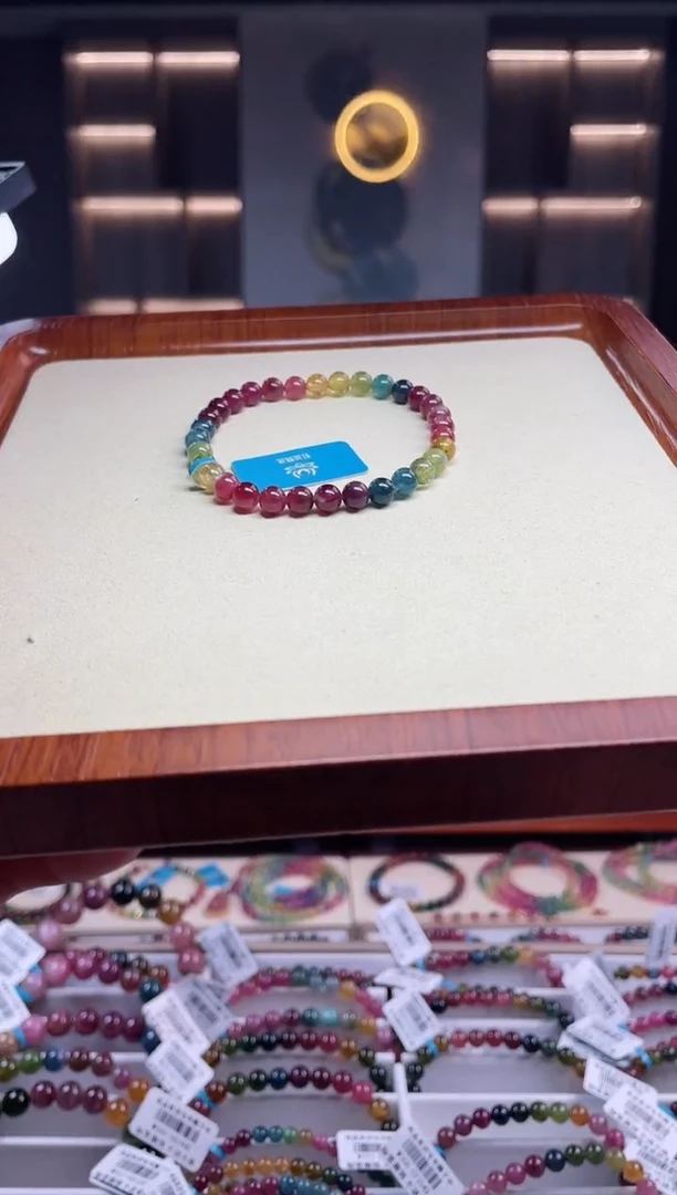 单圈手串未镶嵌碧玺（多样性发一条）T