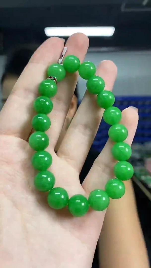 未镶嵌手链翡翠多样性发其一颜色微差