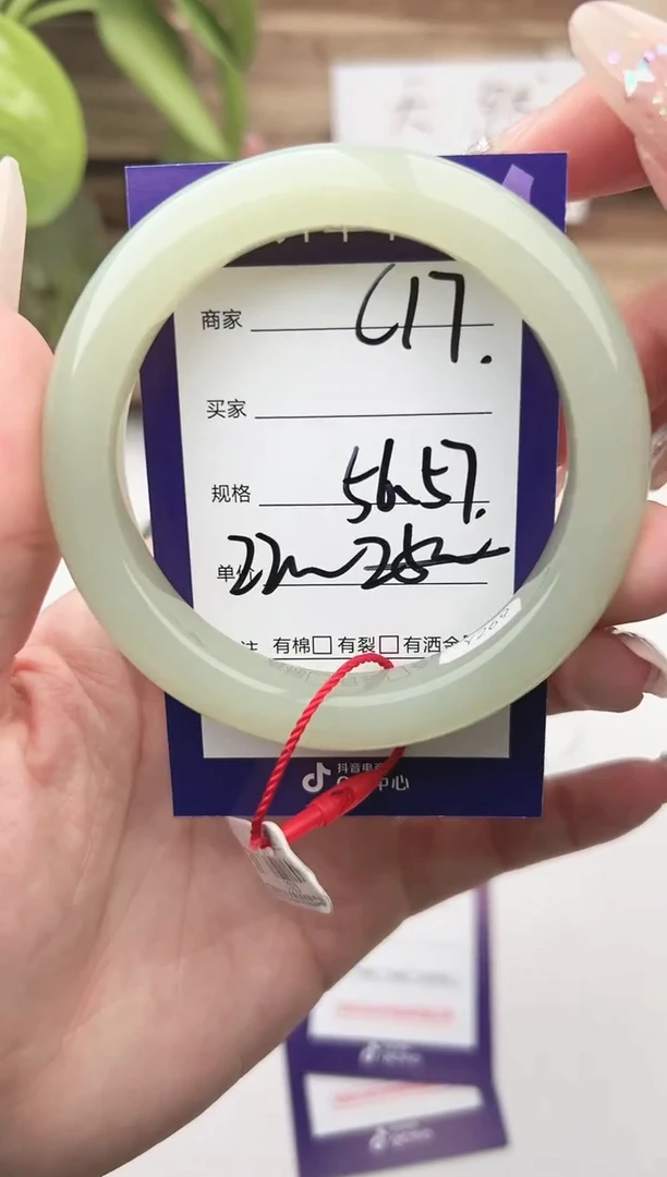 未镶嵌手镯和田玉微色差C17