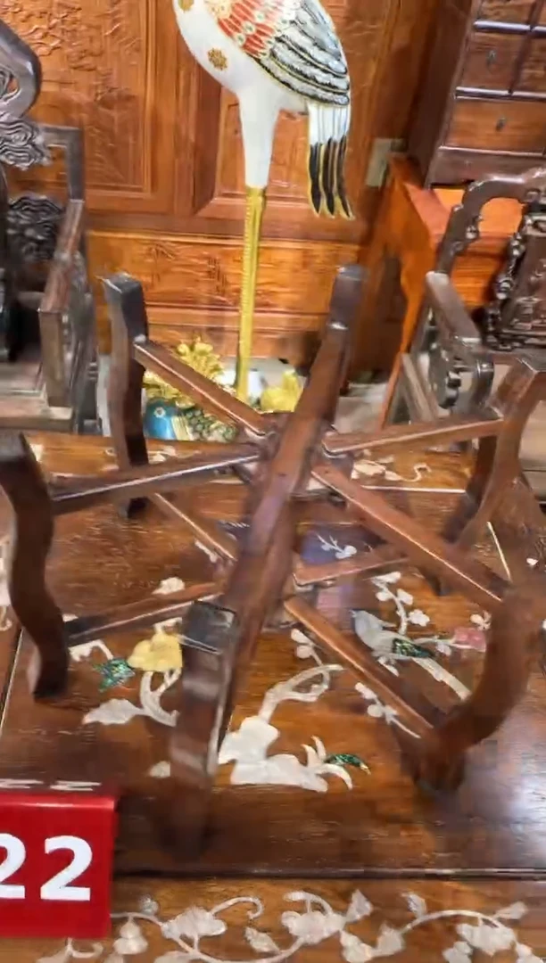 木木头款黄花梨折叠支架398