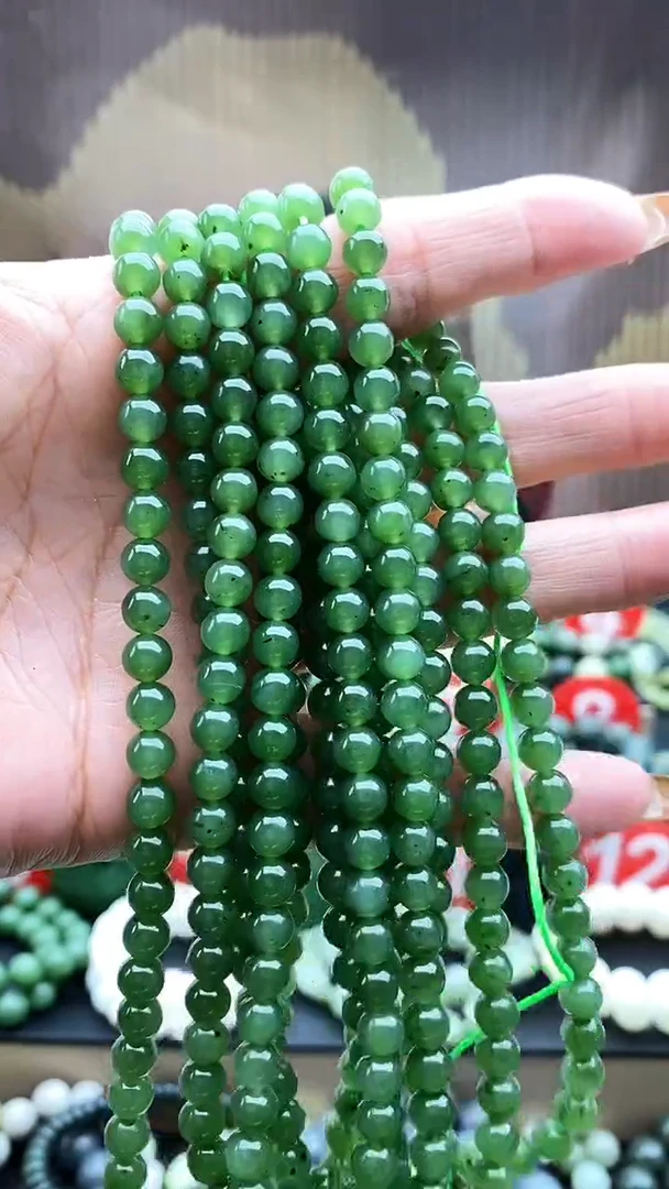 未镶嵌手串和田玉碧玉108颗卡6多样性发货拍一发一