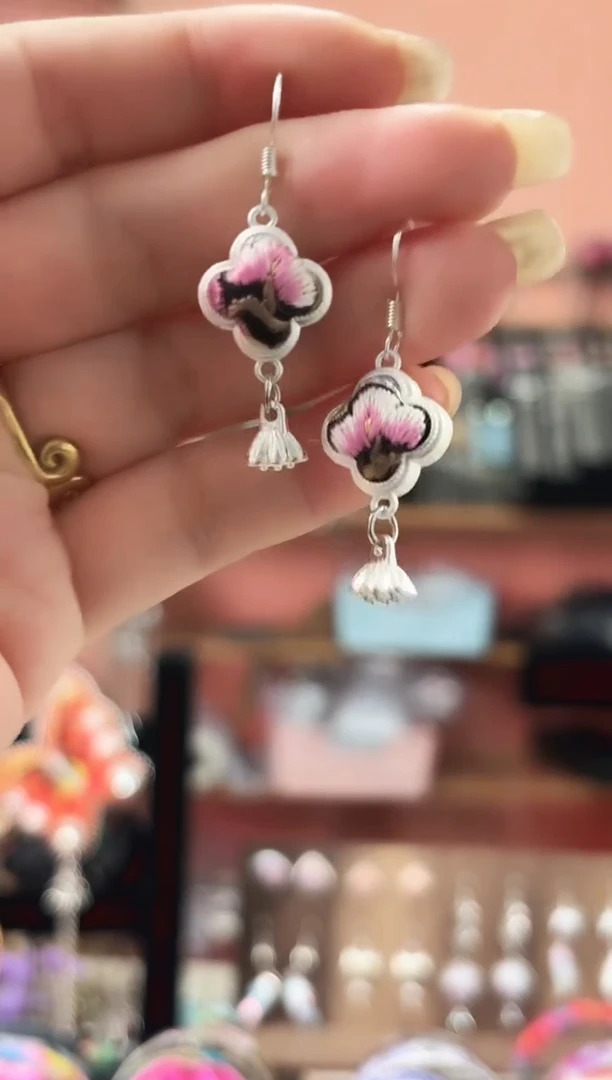 织绣艺枝独绣手工饰品144