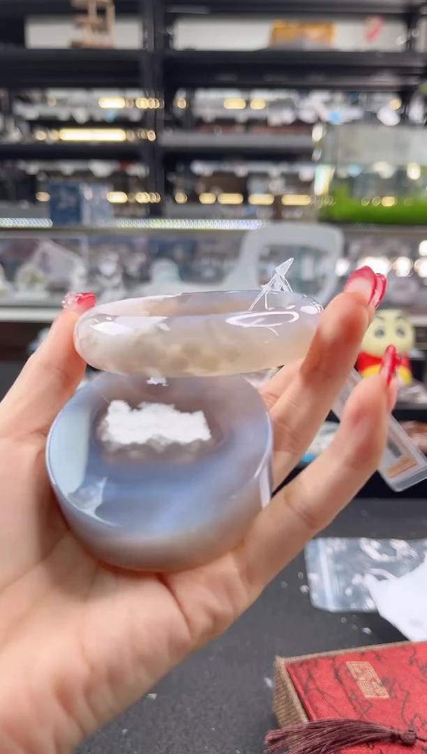 未镶嵌手镯石英质玉61--62圈口（赠品镯心）310262