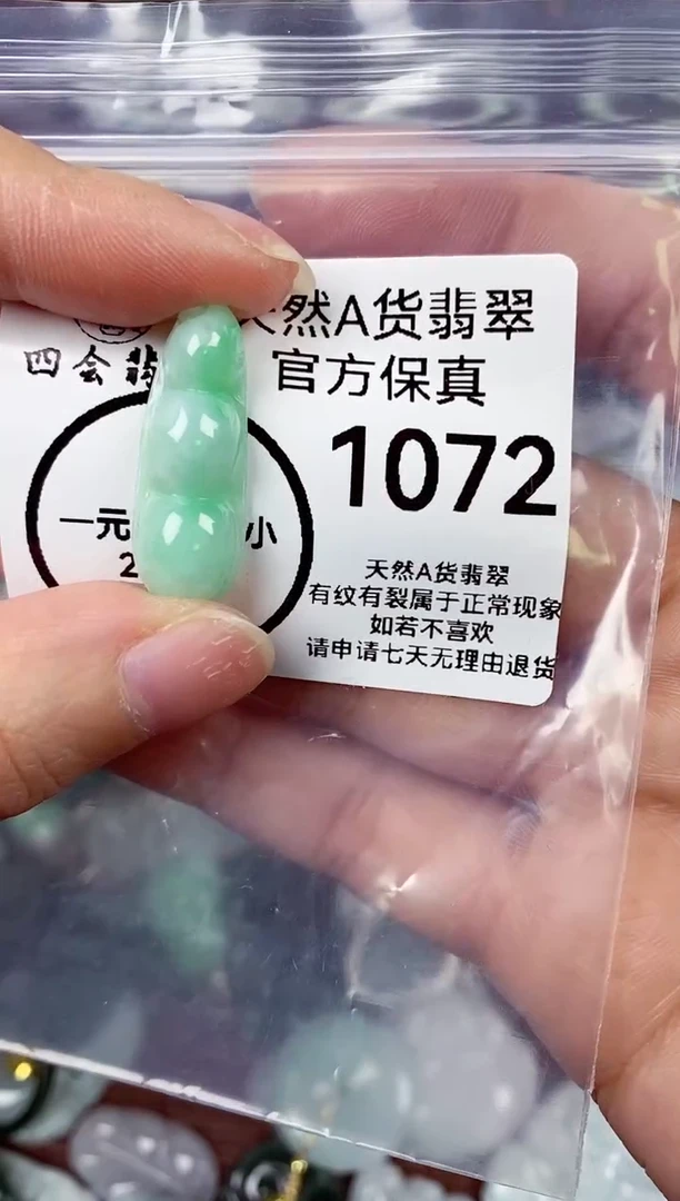 【闪购商品】翡翠颈饰未镶嵌天然A货翡翠1072
