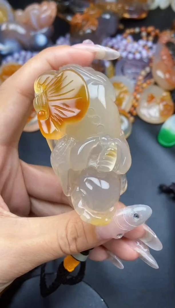 【闪购商品】玛瑙/玉髓颈饰未镶嵌ll