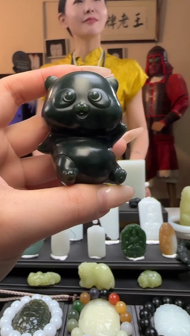 【闪购商品】和田玉青玉未镶嵌摆件