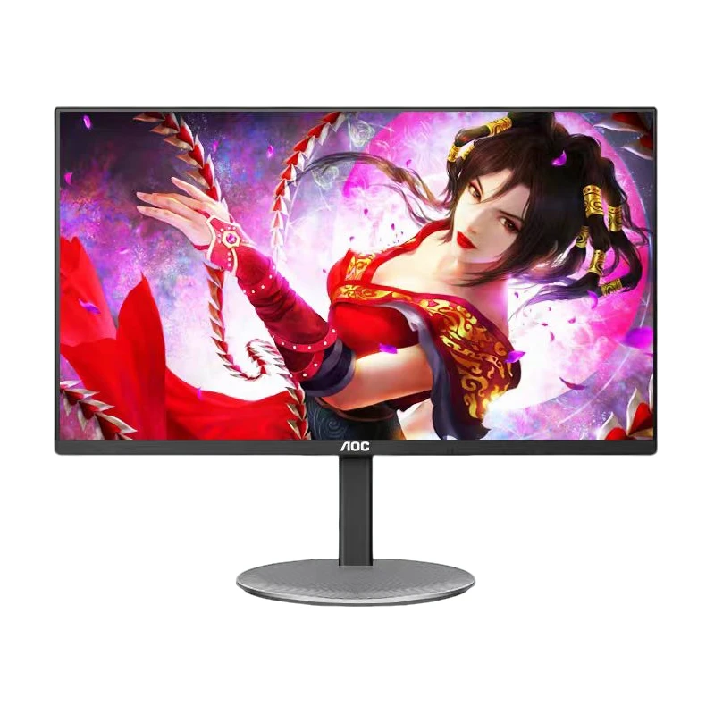 AOC显示器Q27V4 27英寸2K办公IPS设计电脑显示屏可升降商用液晶