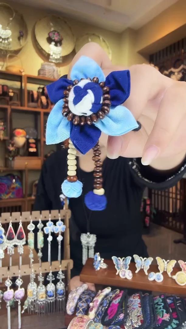 刺绣非遗刺绣民族风发圈