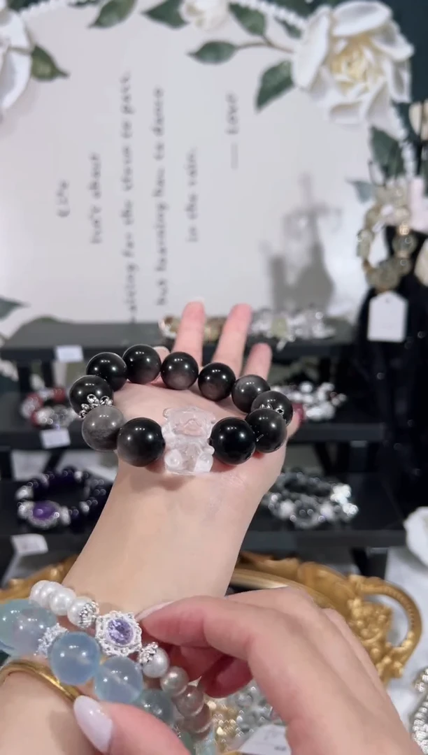 【闪购商品】水晶手链未镶嵌天然水晶默认微瑕 多样性发货发其一