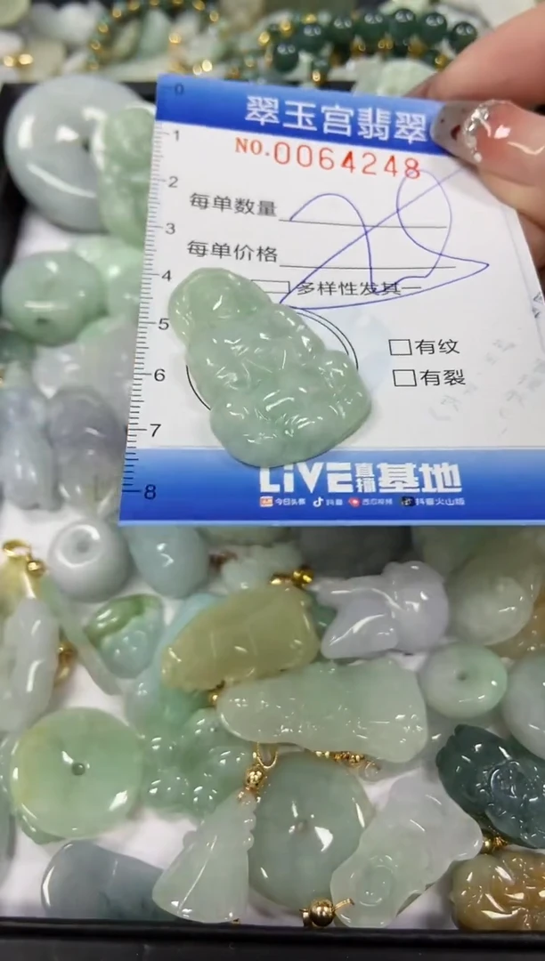【闪购商品】翡翠颈饰未镶嵌闪购商品0064248多样性发其一