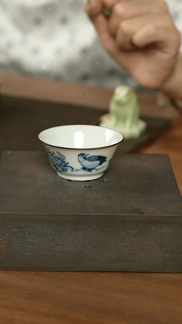 包铜鸡缸杯.....