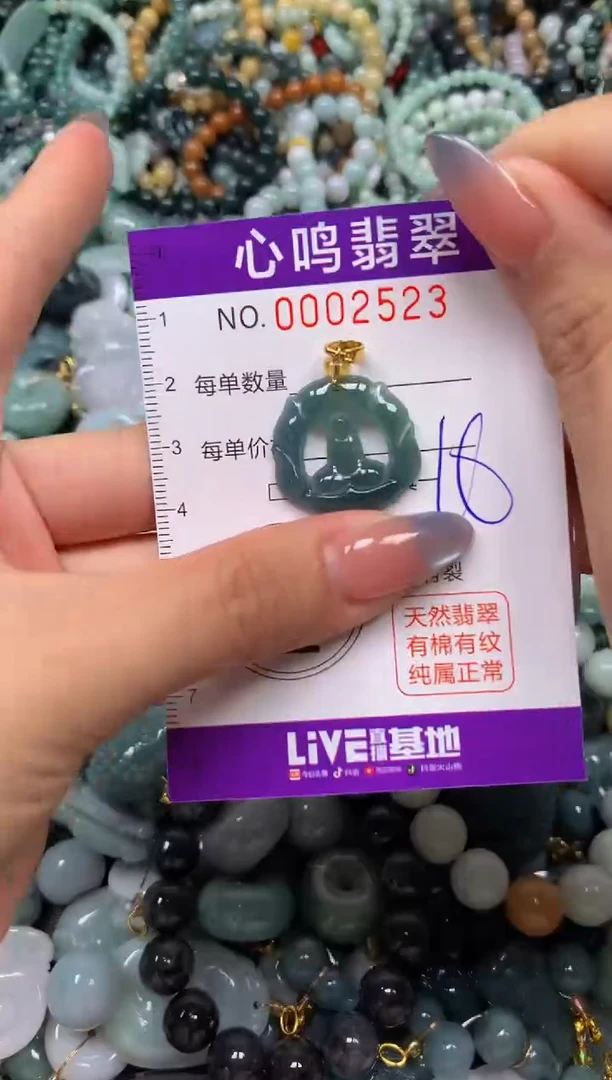 颈饰未镶嵌翡翠闪购002523