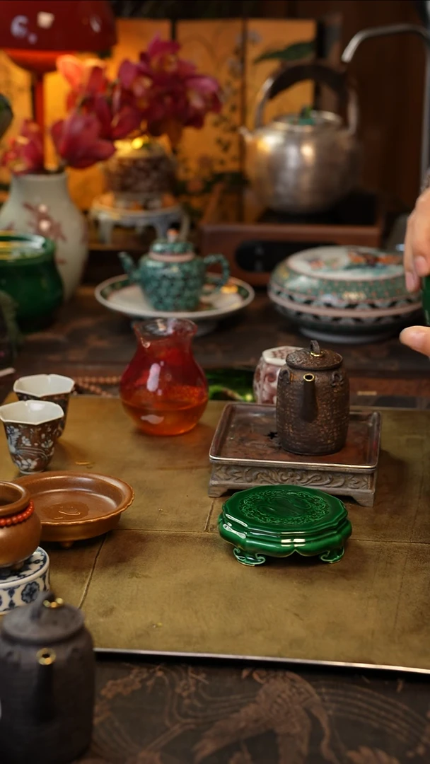 【闪购商品】绿盖置 景德镇陶瓷福利款