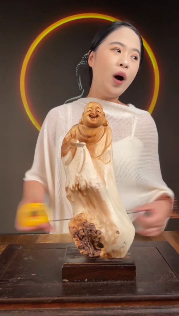 柏木（崖柏）手工摆件,先抢先得! 编号:132