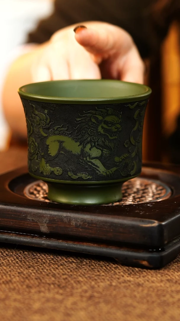 茶杯紫砂宜兴原矿紫砂