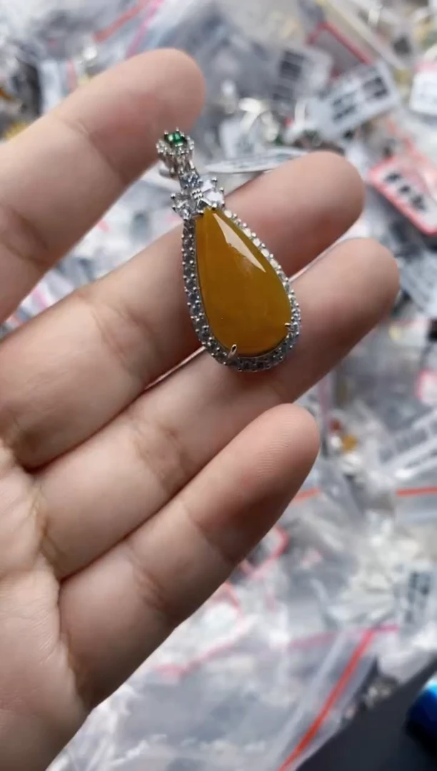 翡翠戒指银S925镶嵌6666     4