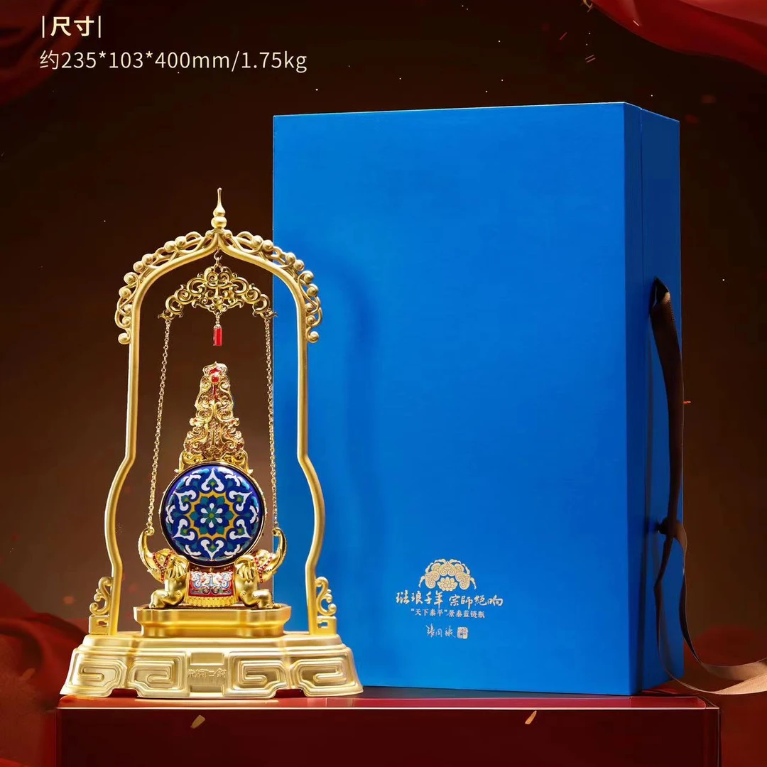 朱炳仁【珐琅千年·宗师绝响】家居客厅玄关酒柜电视柜摆件高档