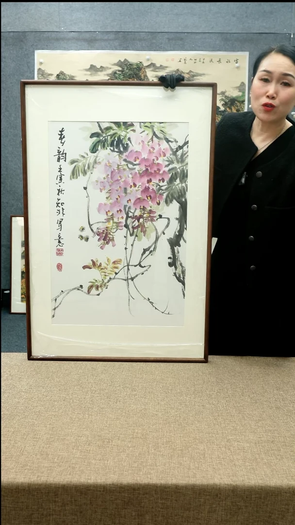 【闪购商品】国画62*92知非老师花鸟