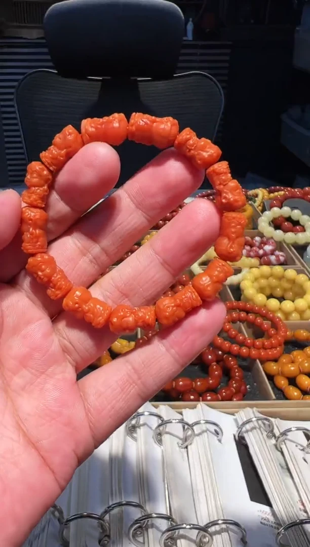 未镶嵌手串南红玛瑙单圈