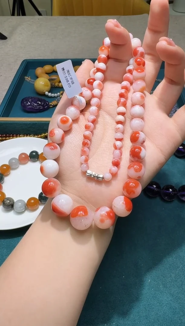 颈饰未镶嵌南红玛瑙多样性发一件 068