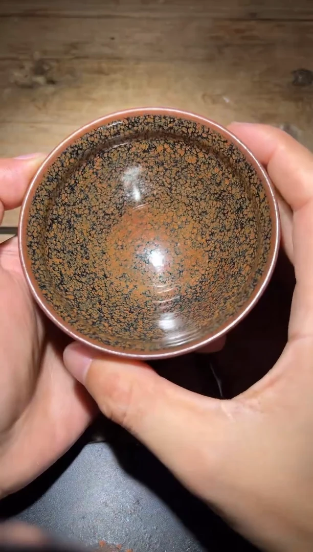 茶盏老木头精品柴烧158