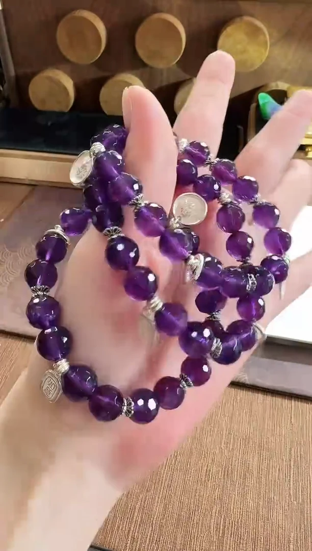 银S925镶嵌手串水晶手串 多样性发货 发一条