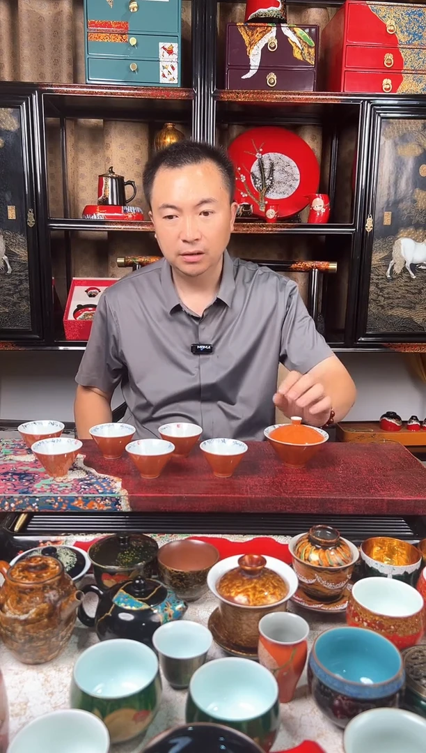 三才盖碗加6个一口杯