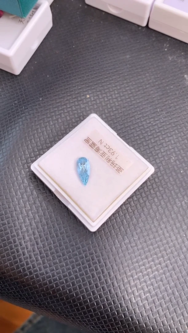 裸石海蓝宝石天然圣玛丽亚色海蓝宝石