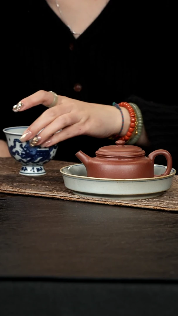 茶壶紫砂铁****家壶小生全手玉德桃花紫泥120cc