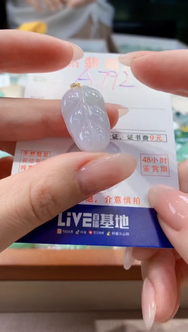 翡翠未镶嵌颈饰天然A货翡翠挂件