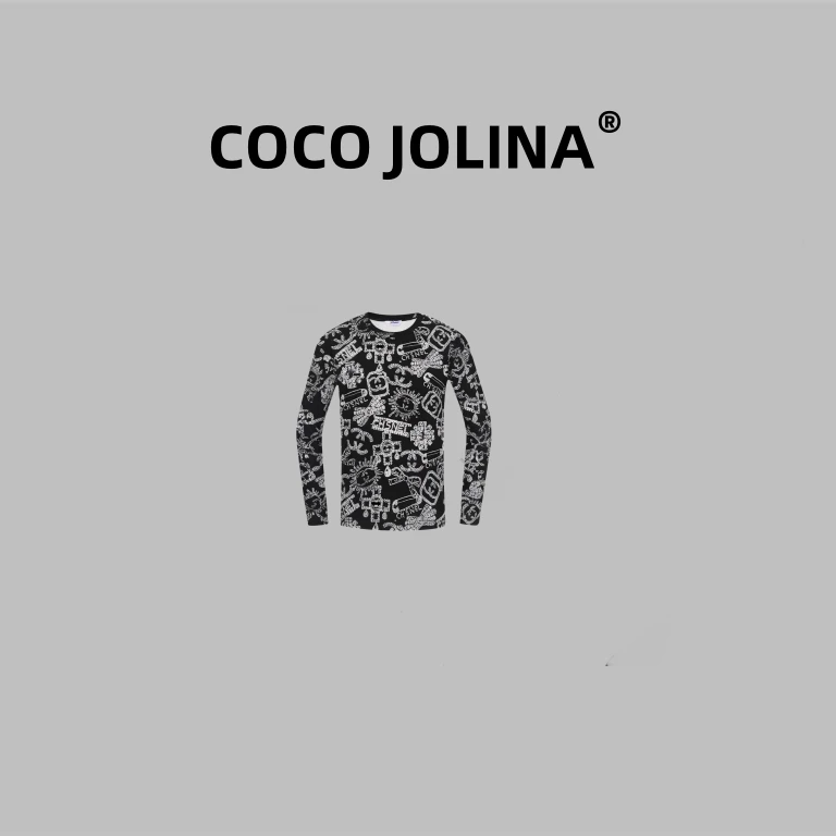 Y COCO JOLINA 秋冬新款时尚长袖T恤8852