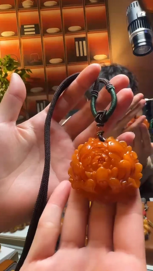 蜜蜡颈饰未镶嵌2848天然蜜蜡珠宝奇石全都保真