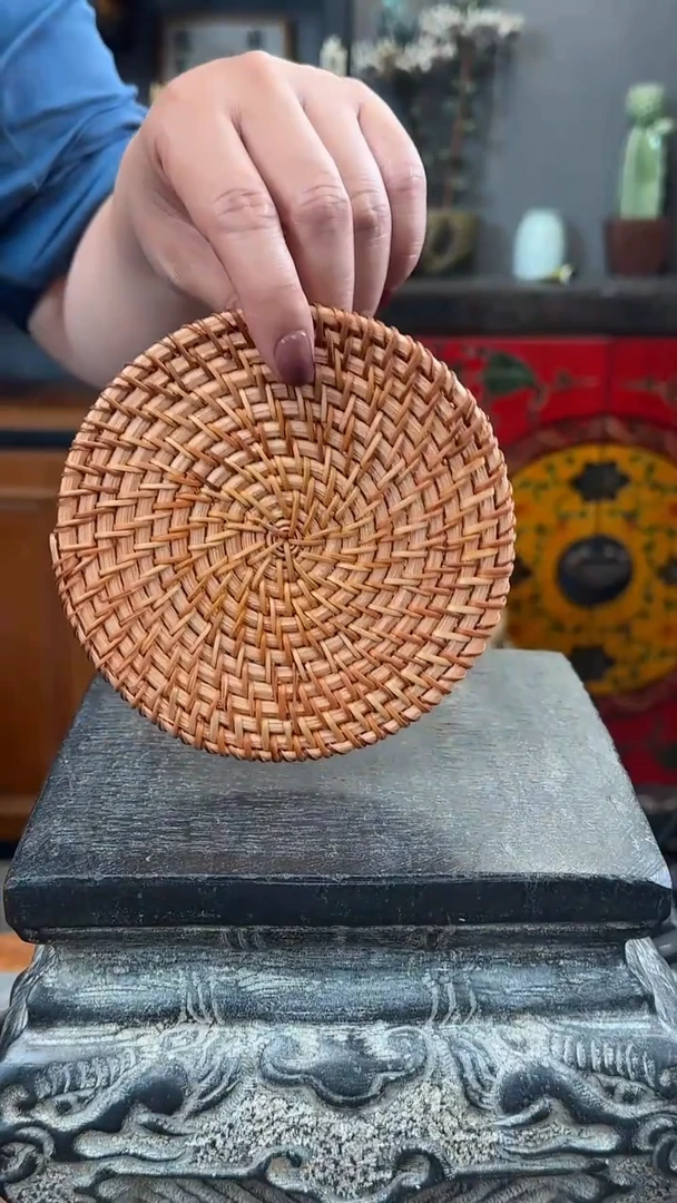 瓷片手工摆件开播福利藤摆件+