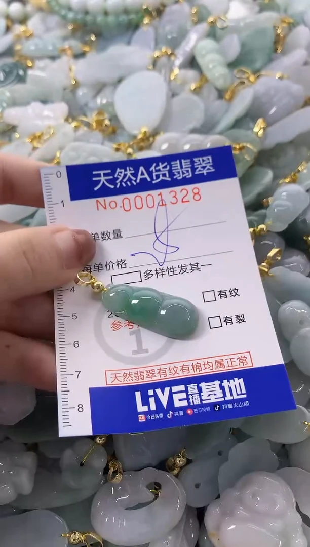 颈饰未镶嵌翡翠天然A货翡翠