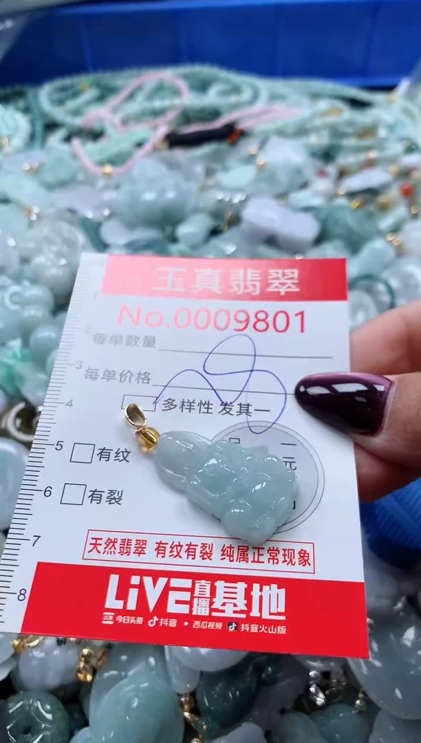 吊坠(不含链)未镶嵌翡翠9801