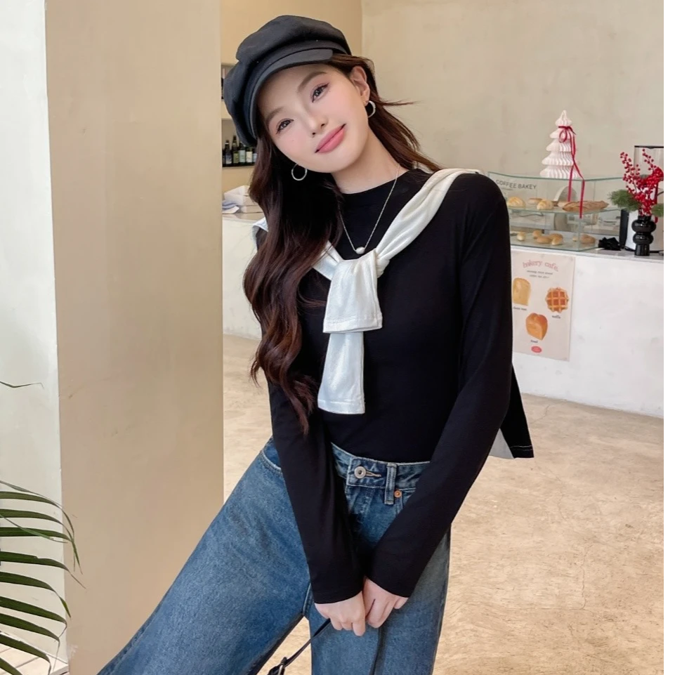 2568#新品2025春秋款打底衫