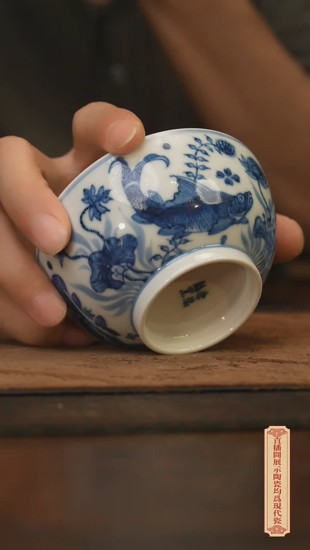 瓷片柴窑青花破价福利