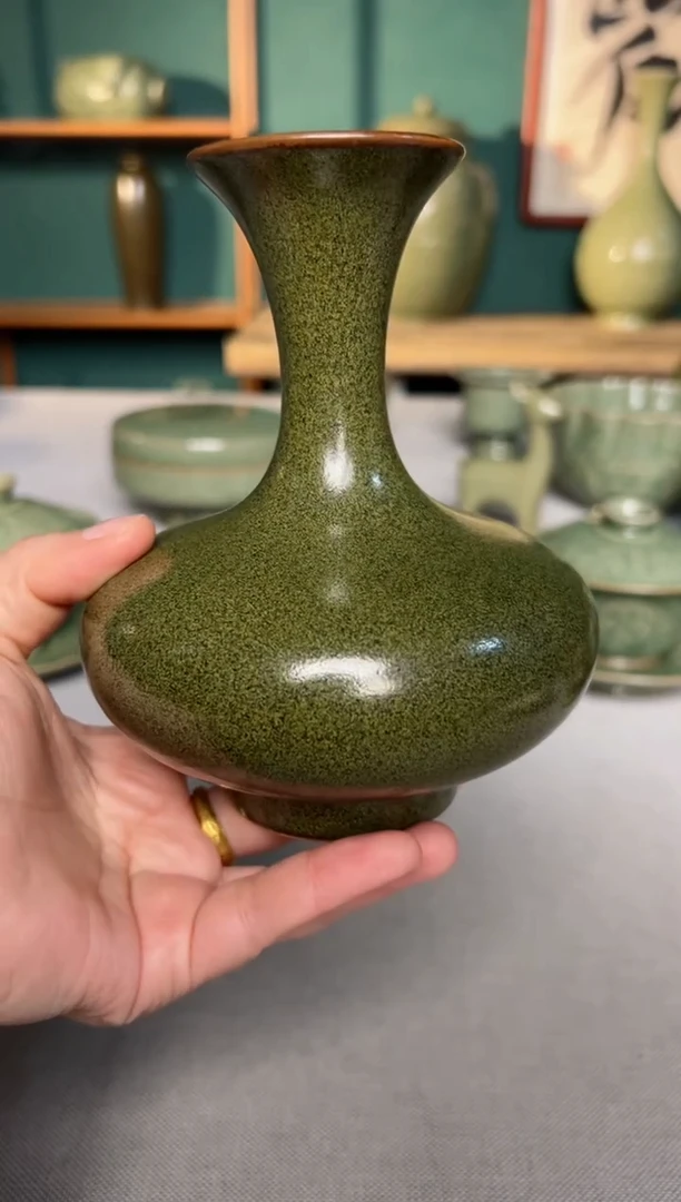 【闪购商品】其他耀州窑茶叶末釉鼓腹瓶