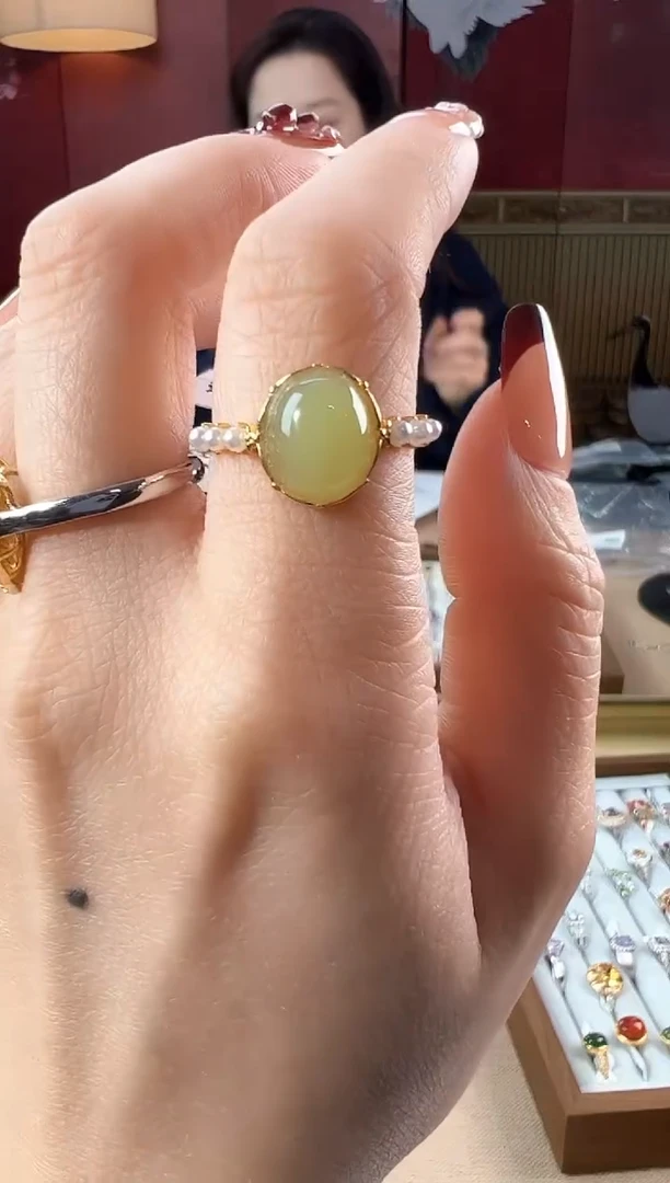 【闪购商品】和田玉戒指未镶嵌KT24101725