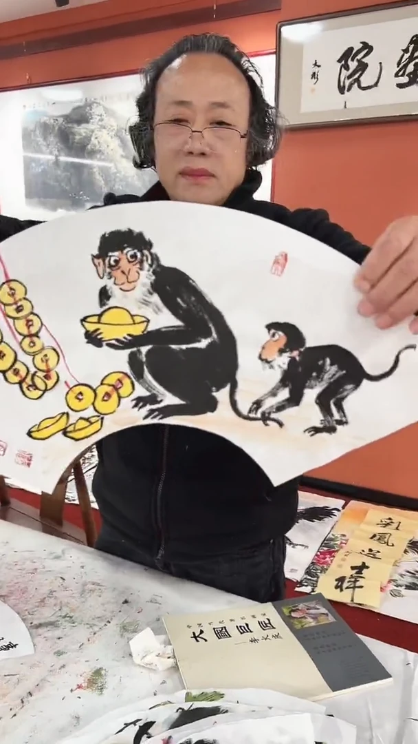 国画李火庆/国画/花鸟