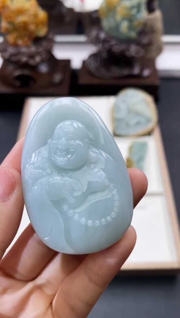 颈饰未镶嵌翡翠天然缅甸A货翡翠