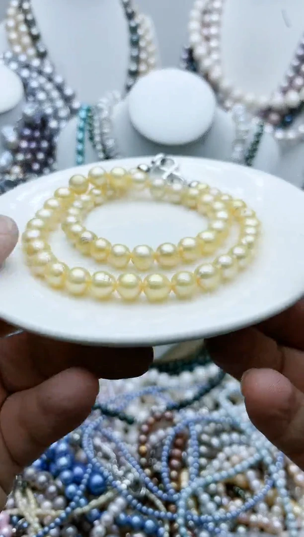 【闪购商品】淡水珍珠颈饰钛钢1