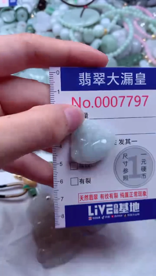 吊坠(不含链)未镶嵌翡翠7797
