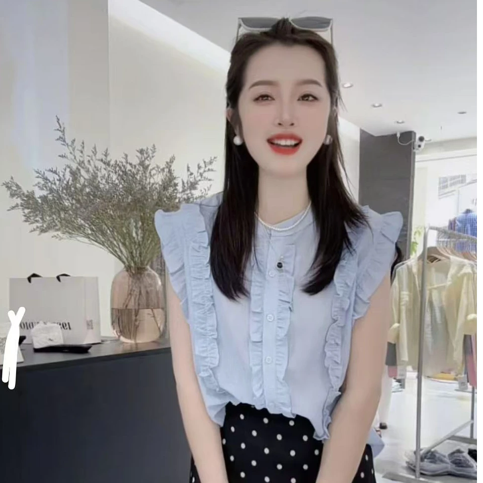 1988 STUDIO•法式清新～【荷叶边衬衣】