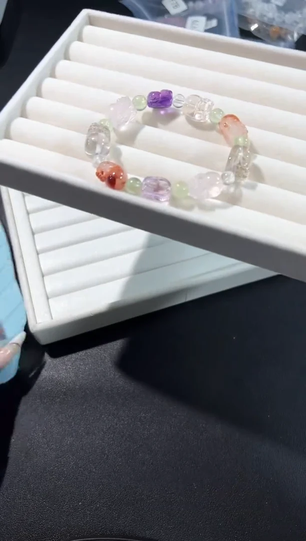 未镶嵌手串水晶80f多样性发其一【1条】默认微瑕