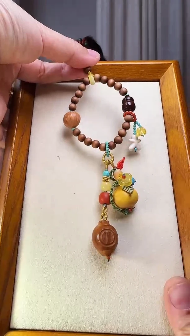 橄榄核把件时尚百搭A2638自发