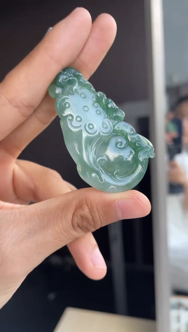 吊坠(不含链)未镶嵌翡翠天然缅甸A货翡翠