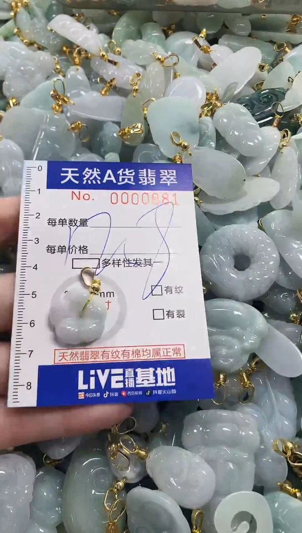 颈饰未镶嵌翡翠天然a货翡翠