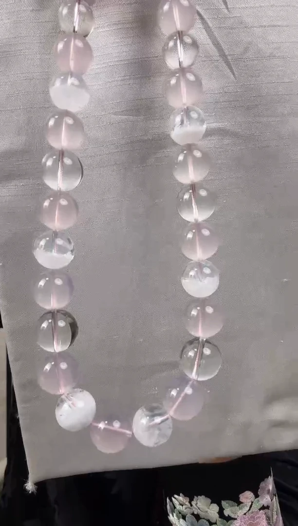 颈饰银S925镶嵌水晶天然